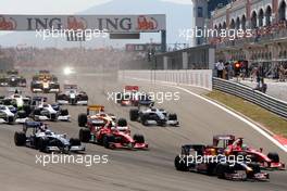 07.06.2009 Istanbul, Turkey,  Mark Webber (AUS), Red Bull Racing, Felipe Massa (BRA), Scuderia Ferrari - Formula 1 World Championship, Rd 7, Turkish Grand Prix, Sunday Race