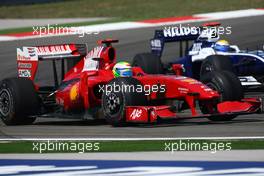 07.06.2009 Istanbul, Turkey,  Felipe Massa (BRA), Scuderia Ferrari and Nico Rosberg (GER), Williams F1 Team  - Formula 1 World Championship, Rd 7, Turkish Grand Prix, Sunday Race