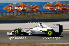 06.06.2009 Istanbul, Turkey,  Rubens Barrichello (BRA), Brawn GP, BGP001, BGP 001- Formula 1 World Championship, Rd 7, Turkish Grand Prix, Saturday Practice