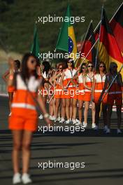 06.06.2009 Istanbul, Turkey,  grid girls - Formula 1 World Championship, Rd 7, Turkish Grand Prix, Saturday