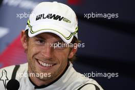 06.06.2009 Istanbul, Turkey,  Jenson Button (GBR), Brawn GP  - Formula 1 World Championship, Rd 7, Turkish Grand Prix, Saturday Press Conference