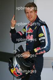 06.06.2009 Istanbul, Turkey,  Sebastian Vettel (GER), Red Bull Racing gets pole position - Formula 1 World Championship, Rd 7, Turkish Grand Prix, Saturday Qualifying