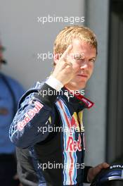 06.06.2009 Istanbul, Turkey,  Sebastian Vettel (GER), Red Bull Racing gets pole position - Formula 1 World Championship, Rd 7, Turkish Grand Prix, Saturday Qualifying