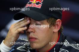 06.06.2009 Istanbul, Turkey,  Sebastian Vettel (GER), Red Bull Racing  - Formula 1 World Championship, Rd 7, Turkish Grand Prix, Saturday Press Conference