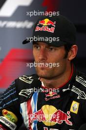 07.06.2009 Istanbul, Turkey,  Mark Webber (AUS), Red Bull Racing - Formula 1 World Championship, Rd 7, Turkish Grand Prix, Sunday Press Conference