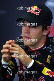 07.06.2009 Istanbul, Turkey,  Sebastian Vettel (GER), Red Bull Racing - Formula 1 World Championship, Rd 7, Turkish Grand Prix, Sunday Press Conference