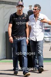 07.06.2009 Istanbul, Turkey, A big meeting of all Team Principles and all F1 drivers is held in the Toyota motorhome / Sébastien Buemi (SUI), Scuderia Toro Rosso - Formula 1 World Championship, Rd 7, Turkish Grand Prix, Sunday
