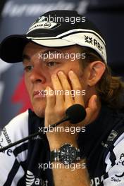 04.06.2009 Istanbul, Turkey,  Nico Rosberg (GER), Williams F1 Team - Formula 1 World Championship, Rd 7, Turkish Grand Prix, Thursday Press Conference