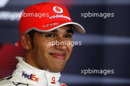 31.10.2009 Abu Dhabi, United Arab Emirates,  Lewis Hamilton (GBR), McLaren Mercedes - Formula 1 World Championship, Rd 17, Abu Dhabi Grand Prix, Saturday Press Conference