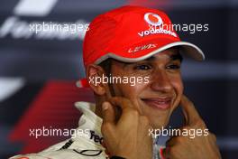 31.10.2009 Abu Dhabi, United Arab Emirates,  Lewis Hamilton (GBR), McLaren Mercedes - Formula 1 World Championship, Rd 17, Abu Dhabi Grand Prix, Saturday Press Conference