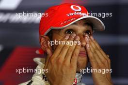 31.10.2009 Abu Dhabi, United Arab Emirates,  Lewis Hamilton (GBR), McLaren Mercedes - Formula 1 World Championship, Rd 17, Abu Dhabi Grand Prix, Saturday Press Conference