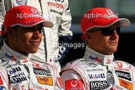 01.11.2009 Abu Dhabi, United Arab Emirates,  Lewis Hamilton (GBR), McLaren Mercedes and Heikki Kovalainen (FIN), McLaren Mercedes  - Formula 1 World Championship, Rd 17, Abu Dhabi Grand Prix, Sunday