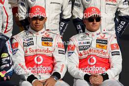 01.11.2009 Abu Dhabi, United Arab Emirates,  Lewis Hamilton (GBR), McLaren Mercedes, Heikki Kovalainen (FIN), McLaren Mercedes- Formula 1 World Championship, Rd 17, Abu Dhabi Grand Prix, Sunday