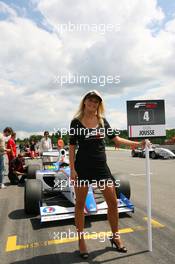21.06.2009 Brno, Czech Republic, Grid Girl of Julien Jousse (FRA) - Formula Two, Czech Republic, Rd. 3-4