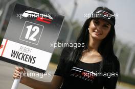19.09.2009 Imola, Italy, Grid girl - Formula Two, Italy, Rd. 13-14