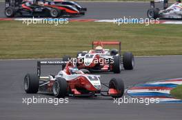 30.05.2009 Klettwitz, Germany,  Start: Valtteri Bottas (FIN), ART Grand Prix Dallara F308 Mercedes leads the field - F3 Euro Series 2009 at Lausitzring, Germany