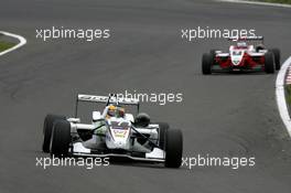 17.07.2009 Zandvoort, The Netherlands,  Christian Vietoris (GER), Mücke Motorsport, Dallara F308 Mercedes, leads Valtteri Bottas (FIN), ART Grand Prix, Dallara F308 Mercedes - F3 Euro Series 2009 at Circuit Park Zandvoort, The Netherlands