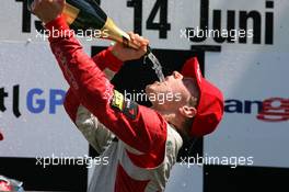 14.06.2009 Zandvoort, The Netherlands,  Podium, Valtteri Bottas (FIN), ART Grand Prix, Dallara F308 Mercedes (1st) - Masters of Formula 3, Circuit Park Zandvoort, The Netherlands