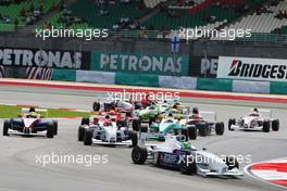 05.04.2009 Kuala Lumpur, Malaysia,  Start of Race 2 - Formula BMW Pacific, Rd.1 & 2