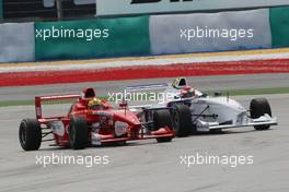 05.04.2009 Kuala Lumpur, Malaysia,  Rio Haryanto (INA), Meritus and Axcil Jefferies (ZIM), Eurasia Motorsport - Formula BMW Pacific, Rd.1 & 2
