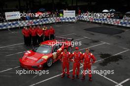08.06.2009 Le Mans, France, #82 Risi Competizione Ferrari F430 GT: Jaime Melo, Pierre Kaffer, Mika Salo  - 24 Hour of Le Mans 2009, Monday