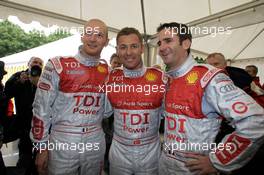 08.06.2009 Le Mans, France, Alexandre Premat, Tom Kristensen and Romain Dumas - 24 Hours of Le Mans 2009, Monday