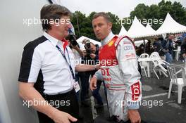 08.06.2009 Le Mans, France, Daniel Poissenot, Race Director, ACO, and Tom Kristensen  - 24 Hour of Le Mans 2009, Monday