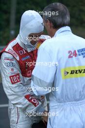 13.06.2009 Le Mans, France, Lucas Luhr after his crash at Porsche Curve - 24 Hour of Le Mans 2009, Saturday Race