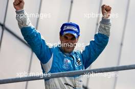 14.06.2009 Le Mans, France, LMGT1 podium: Lukas Lichtner-Hoyer - 24 Hour of Le Mans 2009, Podium