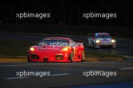 11.06.2009 Le Mans, France, #82 Risi Competizione Ferrari F430 GT: Jaime Melo, Pierre Kaffer, Mika Salo  - 24 Hour of Le Mans 2009, Qualifying