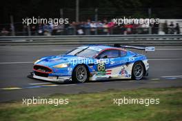 11.06.2009 Le Mans, France, #66 Jetalliance Racing Aston Martin DBR9: Alex Muller, Lukas Lichtner-Hoyer, Thomas Gruber  - 24 Hour of Le Mans 2009, Qualifying