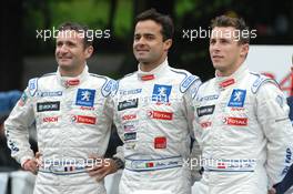 09.06.2009 Le Mans, France, Nicolas Minassian, Pedro Lamy, Christian Klien  - 24 Hour of Le Mans 2009, Tuesday