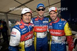 09.06.2009 Le Mans, France, Stephane Ortelli, Bruno Senna and Tiago Monteiro  - 24 Hour of Le Mans 2009, Tuesday