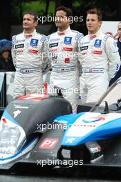 09.06.2009 Le Mans, France, Nicolas Minassian, Pedro Lamy and Christian Klien - 24 Hour of Le Mans 2009, Tuesday