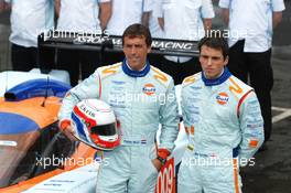 09.06.2009 Le Mans, France, Peter Kox and Stuart Hall  - 24 Hour of Le Mans 2009, Tuesday
