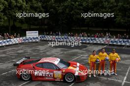 09.06.2009 Le Mans, France, #97 BMS Scuderia Italia Ferrari F430 GT: Fabio Babini, Matteo Malucelli, Paolo Ruberti  - 24 Hour of Le Mans 2009, Tuesday