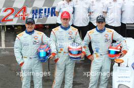 09.06.2009 Le Mans, France, Stefan MŸcke, Jan Charouz, Tomas Enge  - 24 Hour of Le Mans 2009, Tuesday
