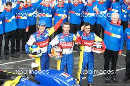 09.06.2009 Le Mans, France, Bruno Senna, Tiago Monteiro, Stephane Ortelli and Hughes de Chaunac - 24 Hour of Le Mans 2009, Tuesday