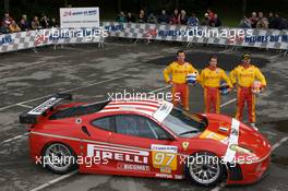 09.06.2009 Le Mans, France, #97 BMS Scuderia Italia Ferrari F430 GT: Fabio Babini, Matteo Malucelli, Paolo Ruberti  - 24 Hour of Le Mans 2009, Tuesday