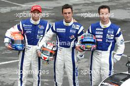 09.06.2009 Le Mans, France, Matteo Bobbi, Andrea Piccini, Thomas Biagi  - 24 Hour of Le Mans 2009, Tuesday