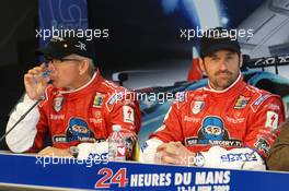 10.06.2009 Le Mans, France, Joe Foster and Patrick Dempsey  - 24 Hour of Le Mans 2009, Qualifying