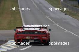 10.06.2009 Le Mans, France, #97 BMS Scuderia Italia Ferrari F430 GT: Fabio Babini, Matteo Malucelli, Paolo Ruberti - 24 Hour of Le Mans 2009, Free Practice
