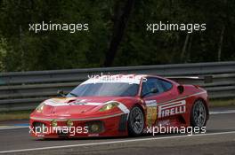 10.06.2009 Le Mans, France, #97 BMS Scuderia Italia Ferrari F430 GT: Fabio Babini, Matteo Malucelli, Paolo Ruberti - 24 Hour of Le Mans 2009, Free Practice
