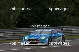 10.06.2009 Le Mans, France, #66 Jetalliance Racing Aston Martin DBR9: Alex Mueller, Lukas Lichtner-Hoyer, Thomas Gruber - 24 Hour of Le Mans 2009, Free Practice