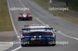 10.06.2009 Le Mans, France, #99 JMB Racing Ferrari F430 GT: Christophe Bouchut, Manuel Rodrigues, Yvan Lebon - 24 Hour of Le Mans 2009, Free Practice