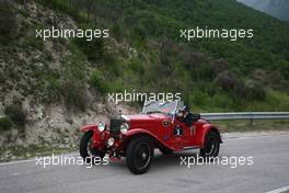 Mille Miglia 2009, Italy / Johann Georg (D) Fendt Corinna Fendt (D) OM 665 SMM / www.xpb.cc, EMail: info@xpb.cc - Every used picture is fee-liable. Images are only available on special request. Please use for the Copyright information © Photo4 / xpb.cc