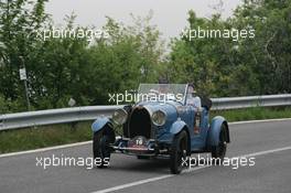 Mille Miglia 2009, Italy / Giuseppe	Brevini (ITA) Franca	Tazzioli (ITA) BUGATTI	Type 40 / www.xpb.cc, EMail: info@xpb.cc - Every used picture is fee-liable. Images are only available on special request. Please use for the Copyright information © Photo4 / xpb.cc