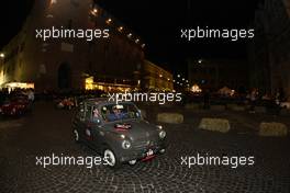 Mille Miglia 2009, Italy / Arnaldo Montanari(ITA) Gianluca Montanari	 (ITA) FIAT 600 / www.xpb.cc, EMail: info@xpb.cc - Every used picture is fee-liable. Images are only available on special request. Please use for the Copyright information © Photo4 / xpb.cc