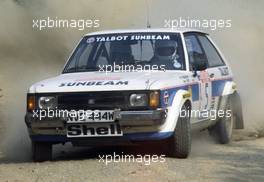 ARCHIVE IMAGES/ Rally Sanremo 06-12 10 1980 San Remo (ITA) / Guy Frequelin (FRA) Jean Todt (FRA) Talbot Sunbeam Lotus Gr2 1st position your category