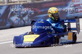 03.07.2009 Laguna Seca, USA, Valentino Rossi (ITA), Fiat Yamaha Team on an promotional event / go kart - MotoGP World Championship, Rd. 8, Red Bull U.S. Grand Prix, Mazda Raceway Laguna Seca